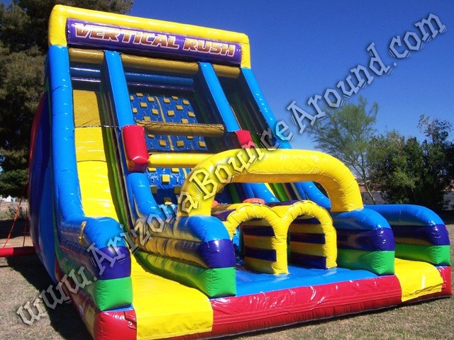 Vertical rush inflatable obstacle course rental Denver CO